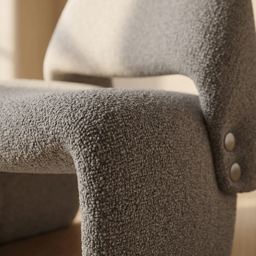 Fauteuil ROMA bouclette homa home