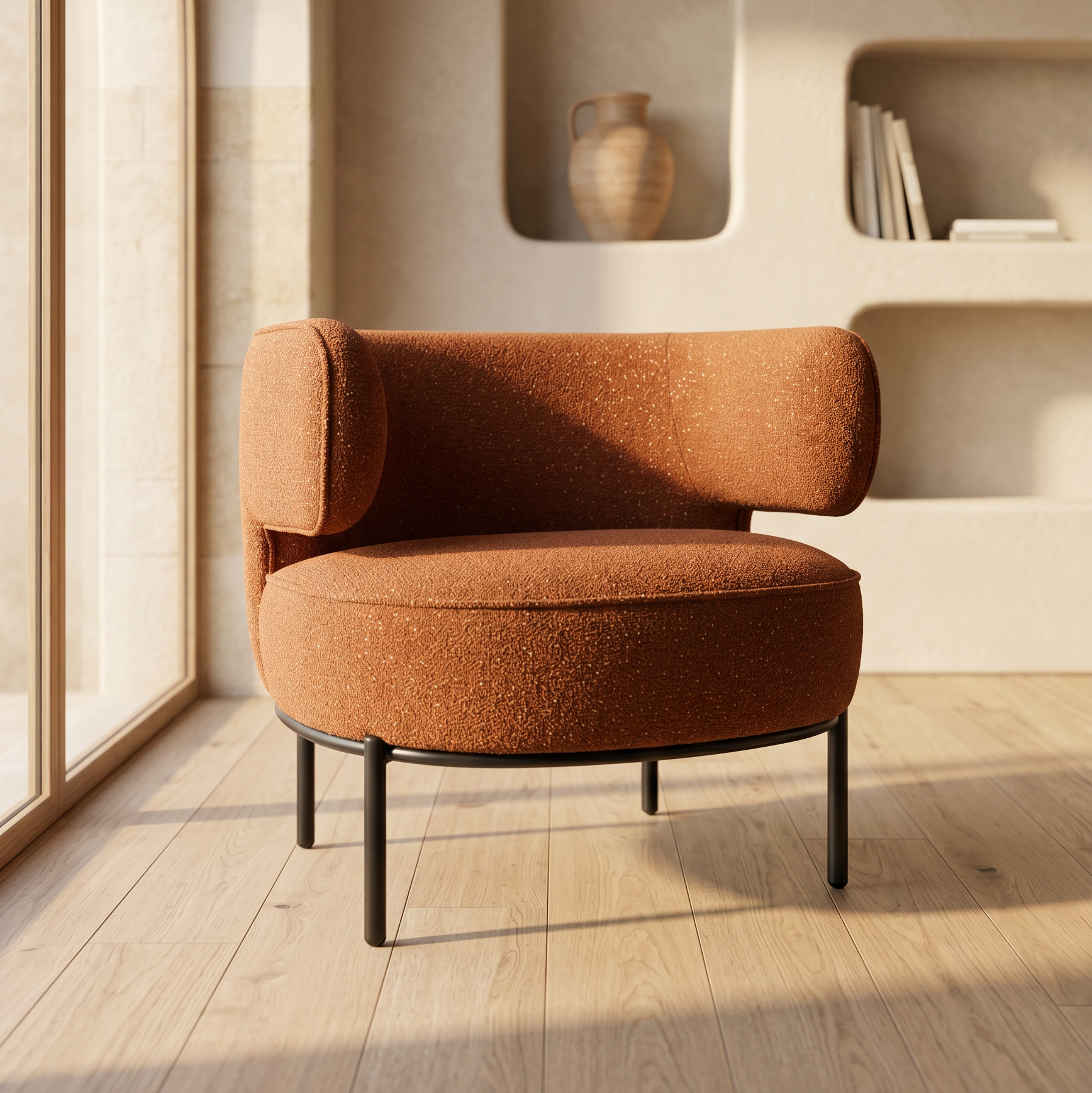 Fauteuil Emily Terracotta homa home