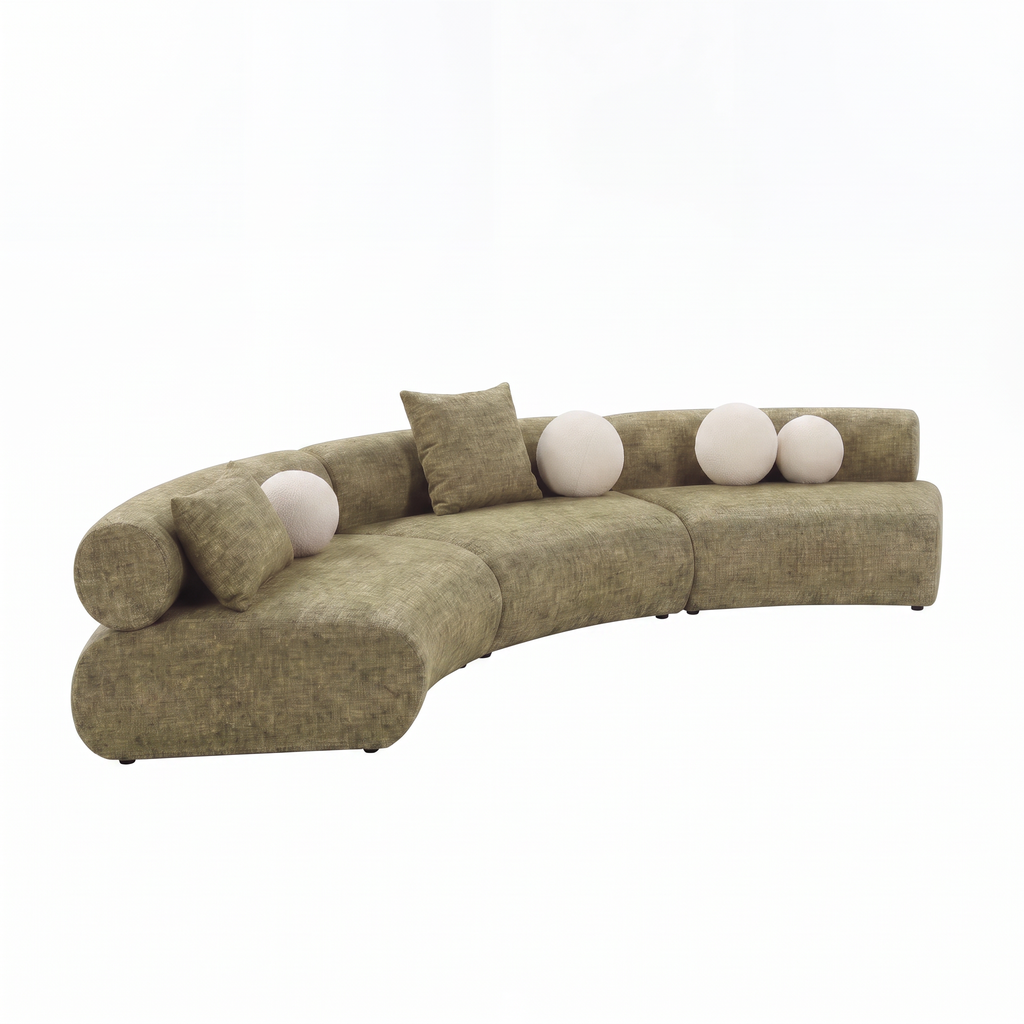 CANAPÉ MODULAIRE MADRID VERT ANIS homa home