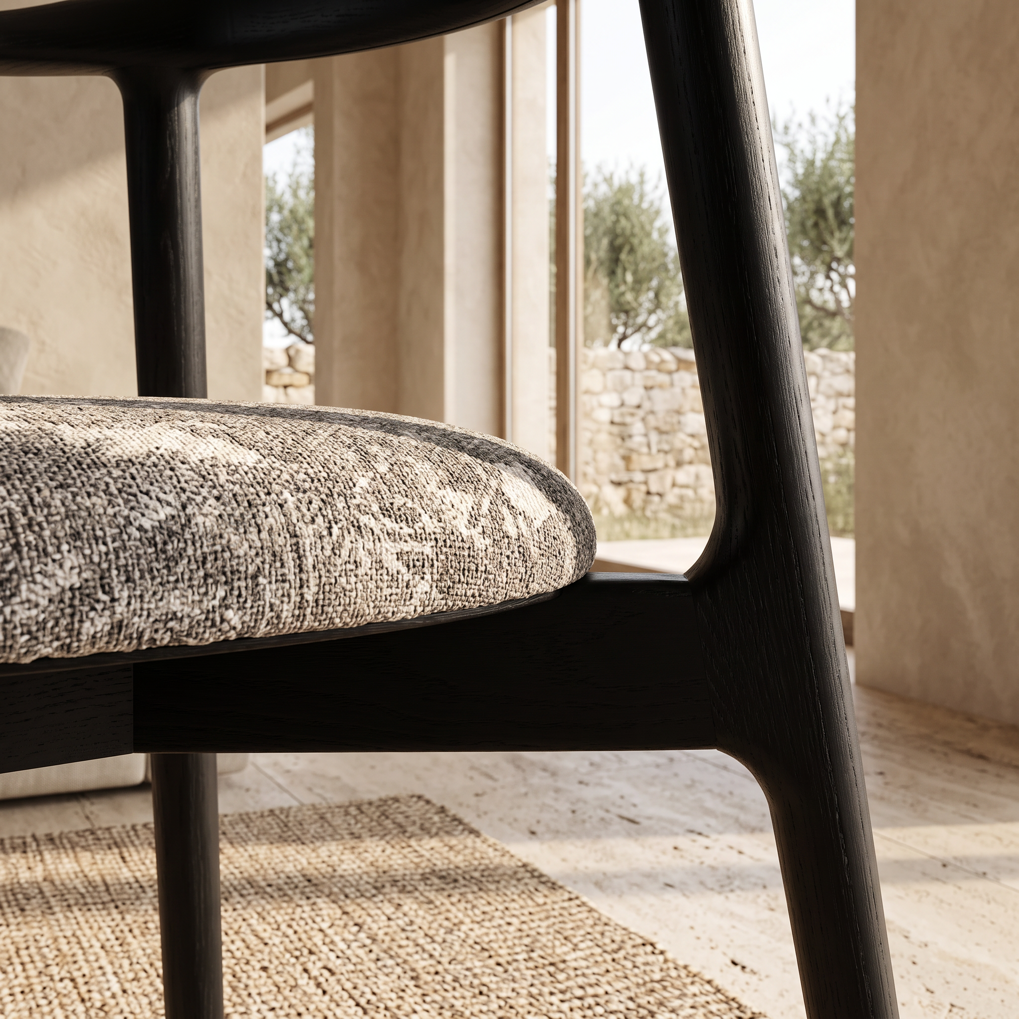 Chaise TORTUGA noir homa home
