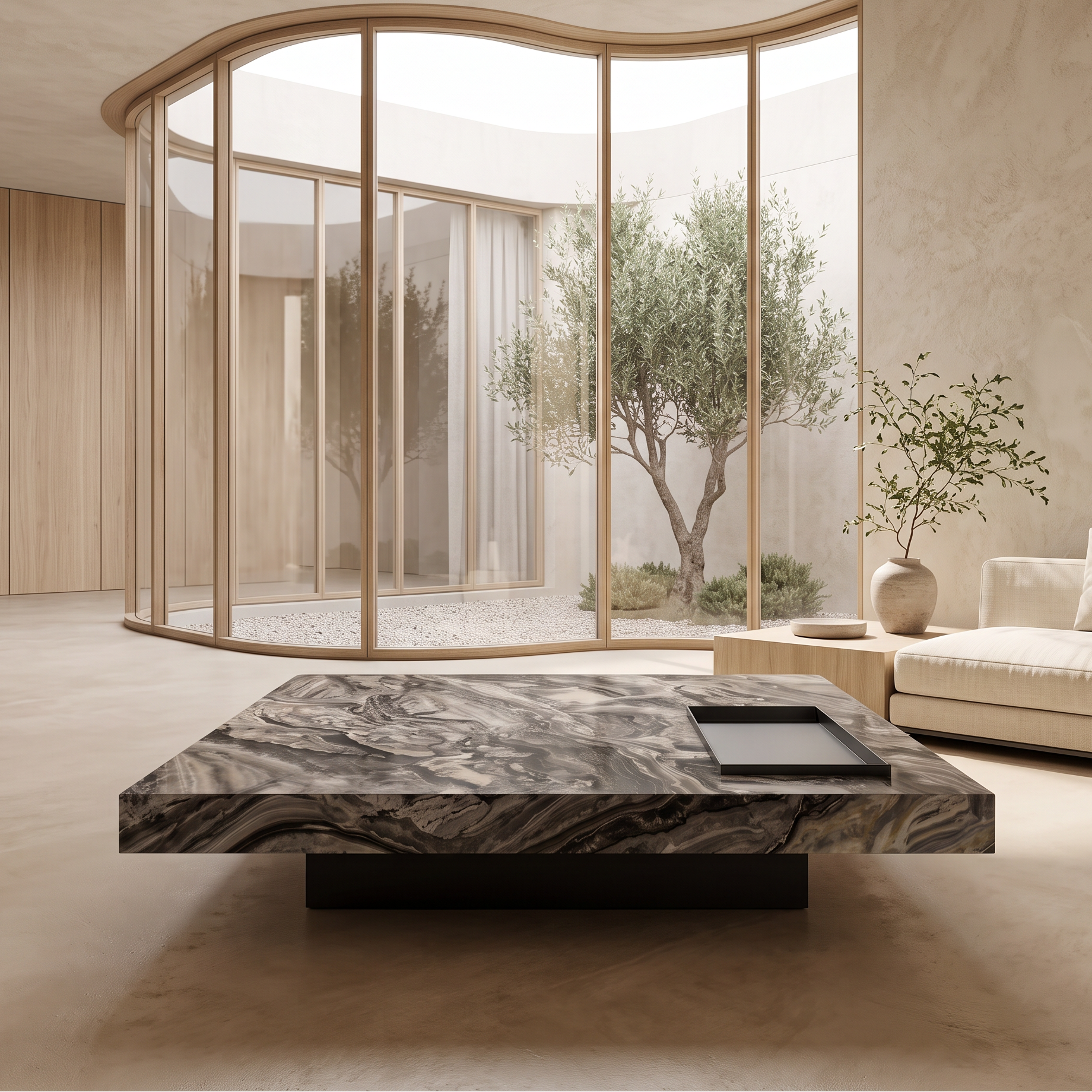 Table basse Elyra marbre homa home