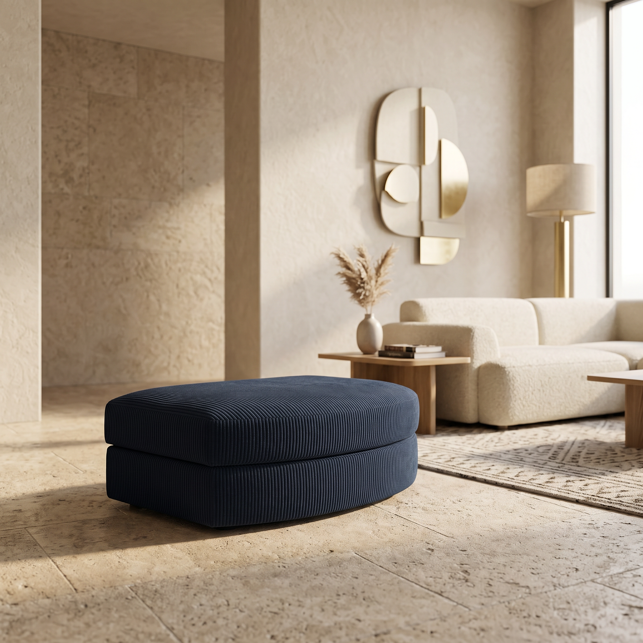 Pouf ROMA Bleu homa home
