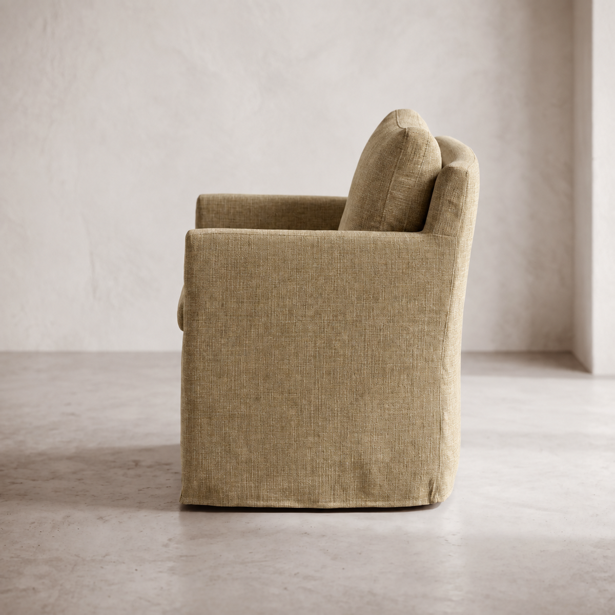 Fauteuil CARMEL Lin Beige Homa Home